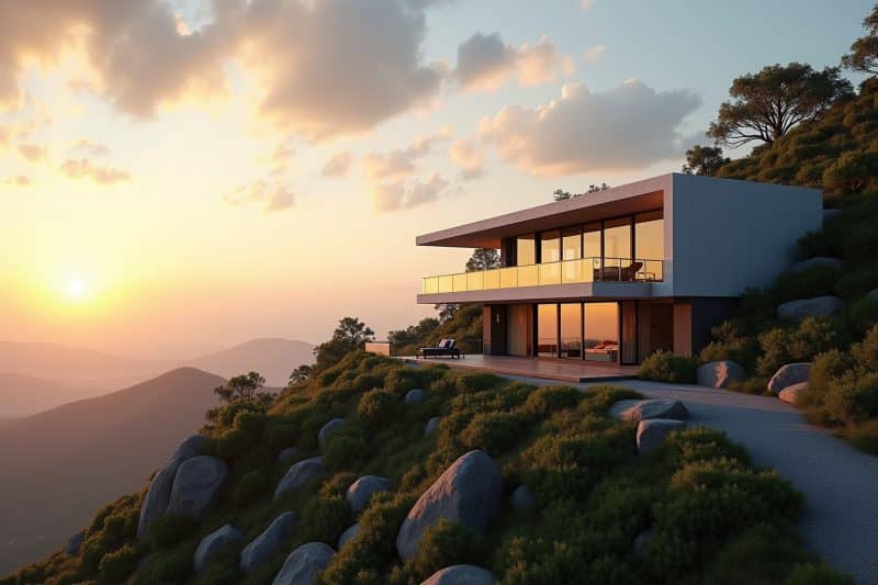 Haus am Hang bauen: Inspirierende Ideen für Dich