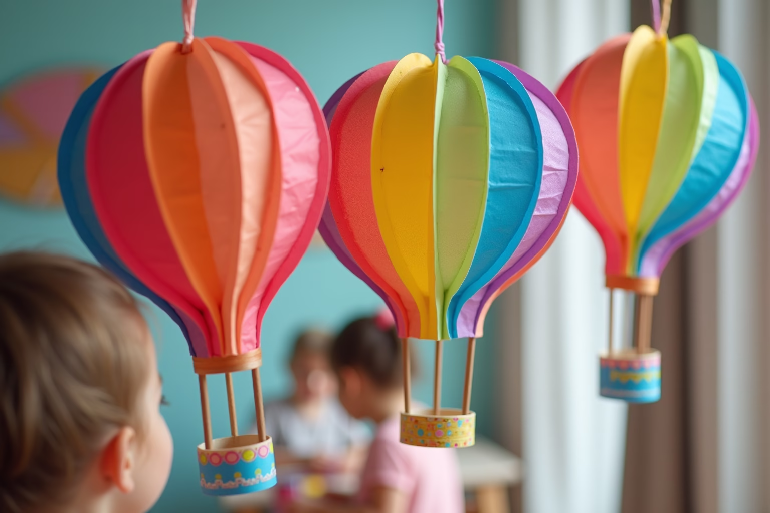 heißluftballon basteln-Titel