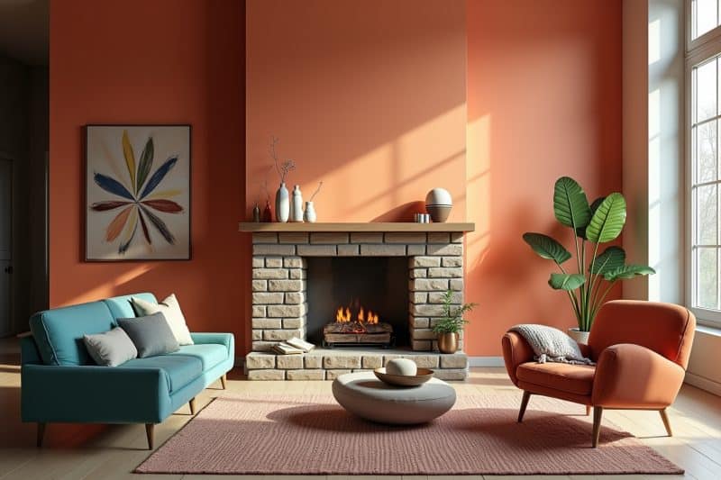 Inspirierende Kamin streichen Ideen