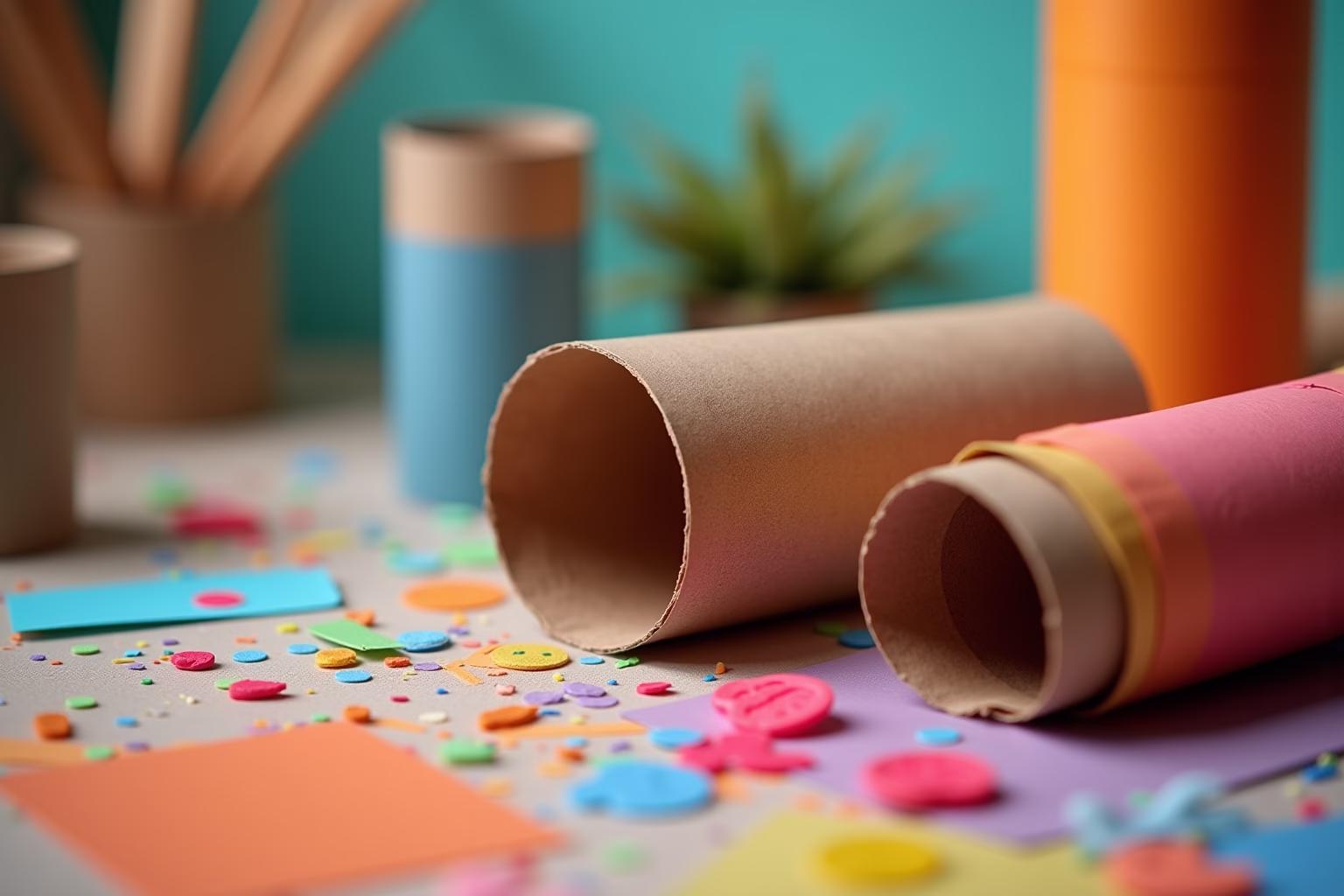 klopapierrollen basteln-Titel