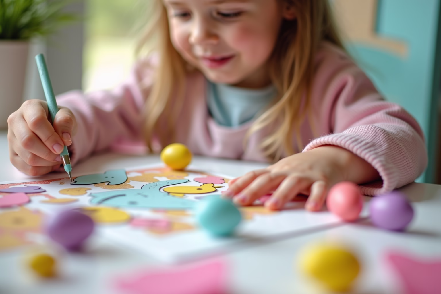 ostern basteln kinder vorlagen-Titel