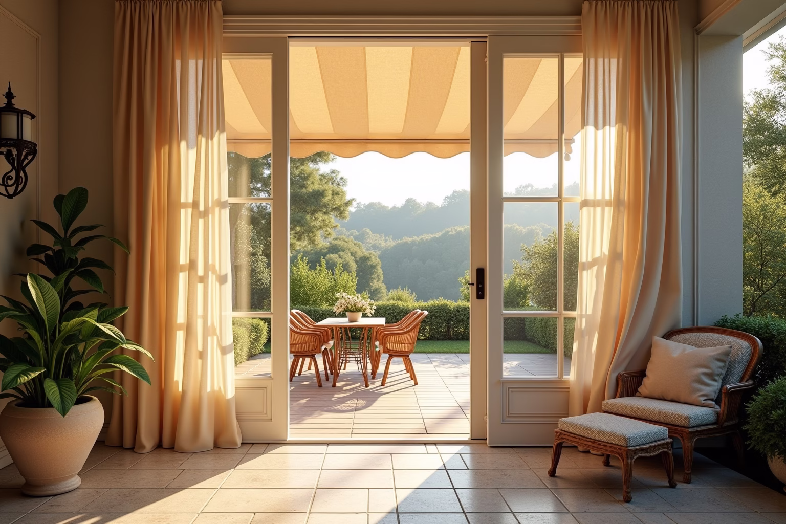 terrassen vorhänge-Titel