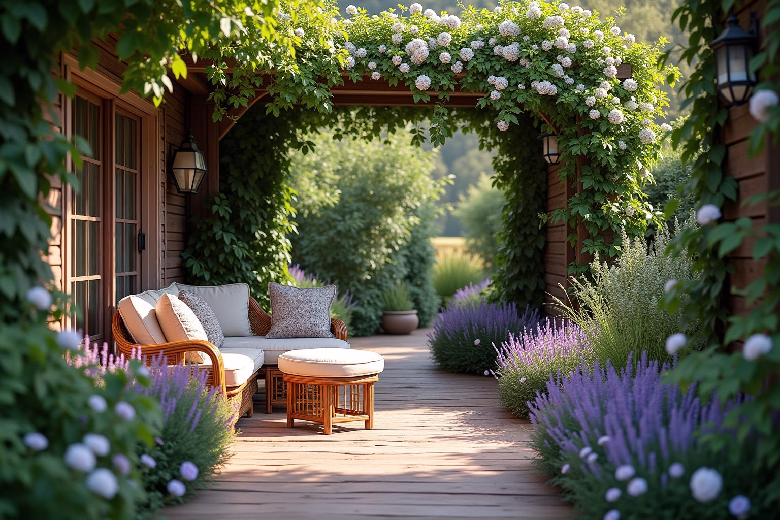 terrassenumrandung pflanzen-Titel