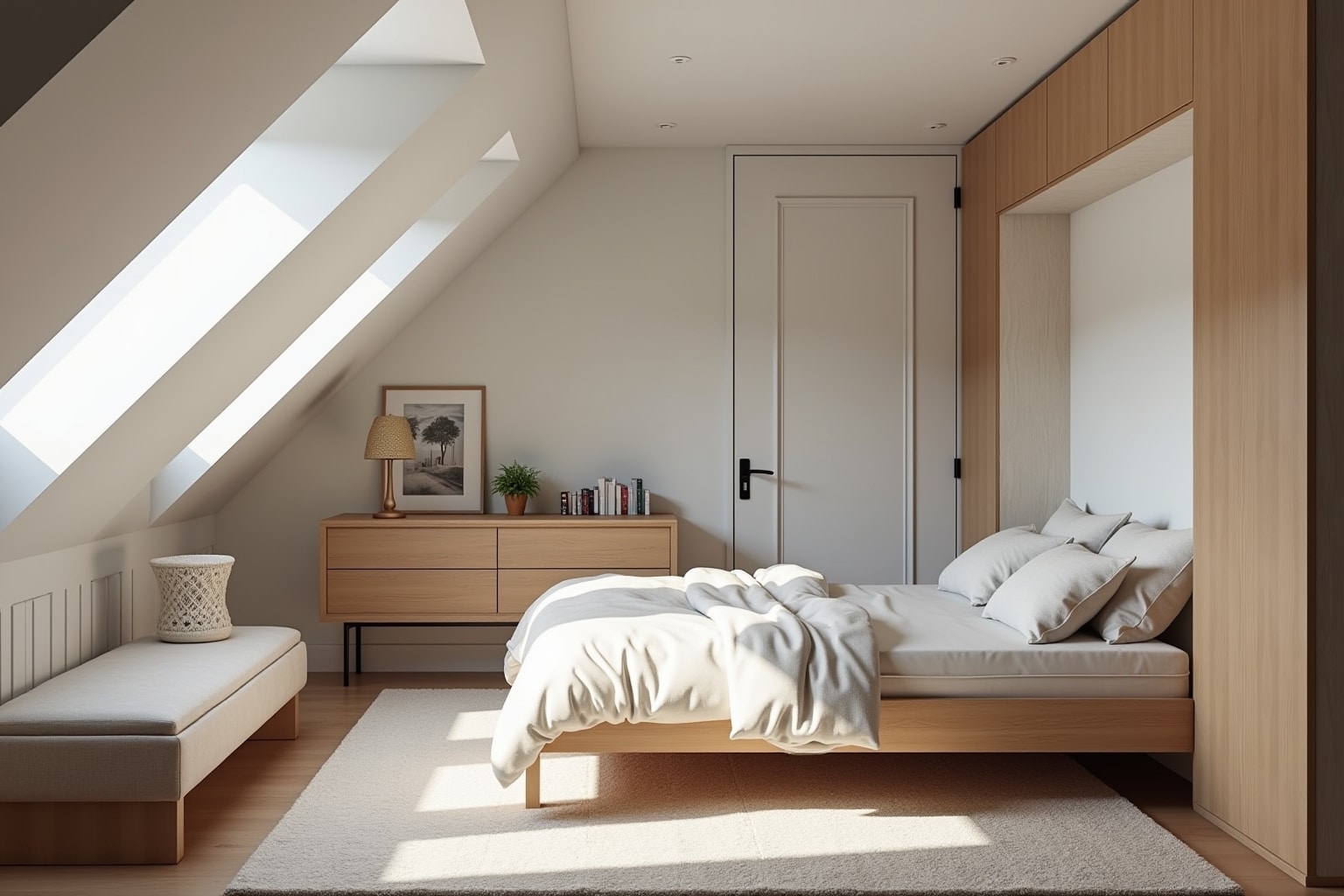 zimmer mit dachschräge einrichten-Titel